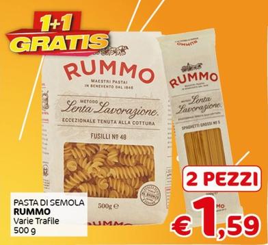 Offerta per Rummo - Pasta Di Semola a 1,59€ in Crai