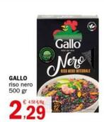 Offerta per Gallo - Riso Nero a 2,29€ in Crai