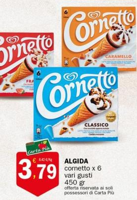 Offerta per Algida - Cornetto a 3,79€ in Crai