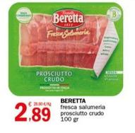 Offerta per Beretta - Fresca Salumeria Prosciutto Crudo a 2,89€ in Crai