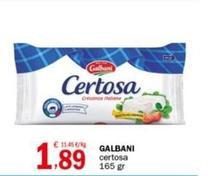 Offerta per Galbani - Certosa a 1,89€ in Crai