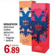 Offerta per Keglevich - Delicious Vodka Astuccio a 6,89€ in Crai