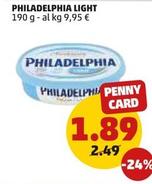 Offerta per Philadelphia - Light a 1,89€ in PENNY