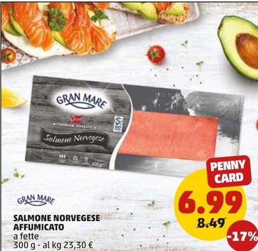 Offerta per Gran Mare - Salmone Norvegese Affumicato a 6,99€ in PENNY