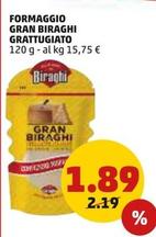 Offerta per Gran Biraghi - Formaggio Grattugiato a 1,89€ in PENNY