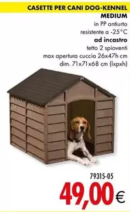 Offerta per Casette Per Cani Dog-Kennel Medium a 49€ in Mon Bricolage