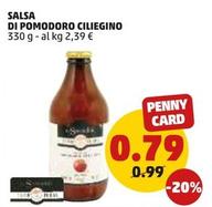Offerta per Cuor Di Terra - Salsa Di Pomodoro Cilegino a 0,79€ in PENNY