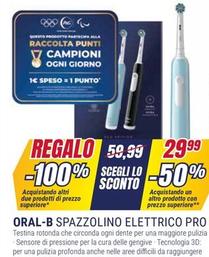 Offerta per Spazzolino elettrico Oral B a 29,99€ in Trony