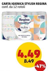 Offerta per Regina - Carta Igienica Stylish a 4,49€ in PENNY