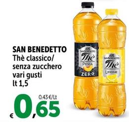 Offerta per San Benedetto - Thè Classico/Senza Zucchero a 0,65€ in Carrefour Express
