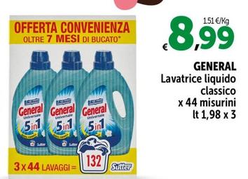 Offerta per General - Lavatrice Liquido Classico a 8,99€ in Carrefour Express