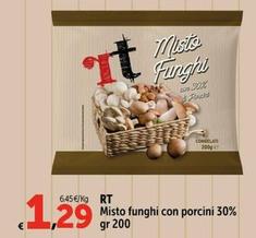 Offerta per Rt - Misto Funghi Con Porcini 30% a 1,29€ in Carrefour Express