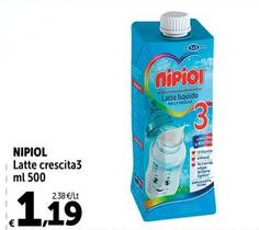 Offerta per Nipiol - Latte Crescita 3 a 1,19€ in Carrefour Express