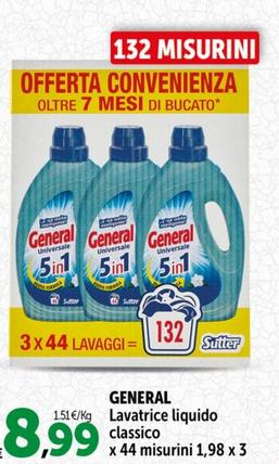 Offerta per  General - Lavatrice Liquido Classico  a 8,99€ in Carrefour Express