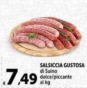 Offerta per Salsiccia Gustosa a 7,49€ in Carrefour Express