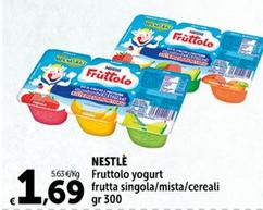 Offerta per Nestlè - Fruttolo Yogurt Frutta Singola a 1,69€ in Carrefour Express