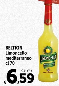 Offerta per Beltion - Limoncello Mediterraneo a 6,59€ in Carrefour Express