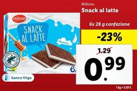 Offerta per Milbona - Snack Al Latte a 0,99€ in Lidl