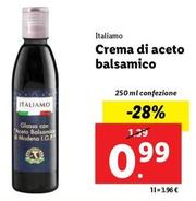 Offerta per Italiamo - Crema Di Aceto Balsamico a 0,99€ in Lidl