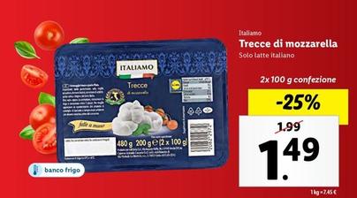 Offerta per Italiamo - Trecce Di Mozzarella a 1,49€ in Lidl