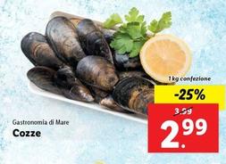 Offerta per Gastronomia Di Mare - Cozze a 2,99€ in Lidl