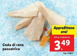 Offerta per Coda Di Rana Pescatrice a 3,49€ in Lidl