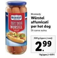 Offerta per Mcennedy - Würstel Affumicati Per Hot Dog a 2,99€ in Lidl
