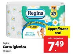 Offerta per Regina - Carta Igienica a 7,49€ in Lidl