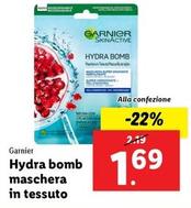 Offerta per Garnier - Hydra Bomb Maschera In Tessuto a 1,69€ in Lidl