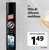 Offerta per W5 - Olio Di Silicone Multiuso a 1,49€ in Lidl