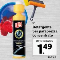 Offerta per W5 - Detergente Per Parabrezza Concentrato a 1,49€ in Lidl