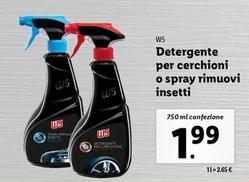 Offerta per W5 - Detergente Per Cerchioni O Spray Rimuovi Insetti a 1,99€ in Lidl