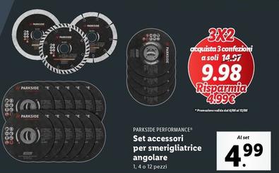Offerta per Parkside Performance - Set Accessori Per Smerigliatrice Angolare a 4,99€ in Lidl