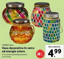 Offerta per Livarno Home - Vaso Decorativo In Vetro Ad Energia Solare a 4,99€ in Lidl