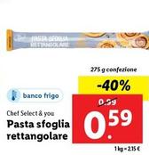 Offerta per Chef Select & You - Pasta Sfoglia Rettangolare a 0,59€ in Lidl