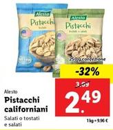 Offerta per Alesto - Pistacchi Californiani a 2,49€ in Lidl