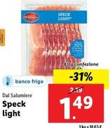 Offerta per Dal Salumiere - Speck Light a 1,49€ in Lidl