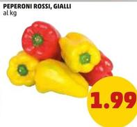Offerta per Peperoni Rossi, Gialli a 1,99€ in PENNY