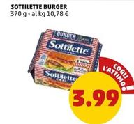 Offerta per Sottilette - Burger a 3,99€ in PENNY