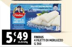Offerta per Findus - 4 Filetti Di Merluzzo a 5,49€ in Decò