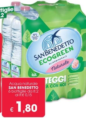Offerta per Acqua San Benedetto a 1,8€ in Despar
