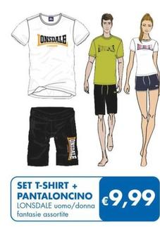 Offerta per Lonsdale - Set T-Shirt + Pantaloncino a 9,99€ in MD
