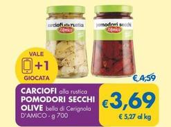 Offerta per D'amico - Carciofi/Pomodori Secchi/Olive a 3,69€ in MD