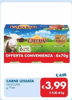 Offerta per Valsolata - Carne Lessata a 3,99€ in MD