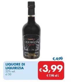 Offerta per Liquore Di Liquirizia a 3,99€ in MD