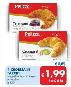 Offerta per Pelizza - 4 Croissant Farciti a 1,99€ in MD