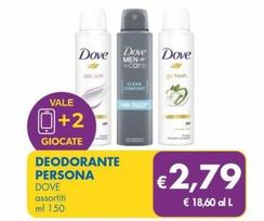 Offerta per Dove - Deodorante Persona a 2,79€ in MD