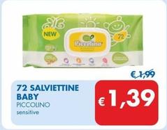 Offerta per Piccolino - 72 Salviettine Baby a 1,39€ in MD