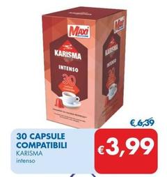 Offerta per Karisma - 30 Capsule Compatibili a 3,99€ in MD