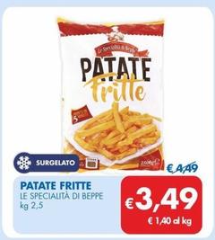 Offerta per Le Specialità Di Beppe - Patate Fritte a 3,49€ in MD